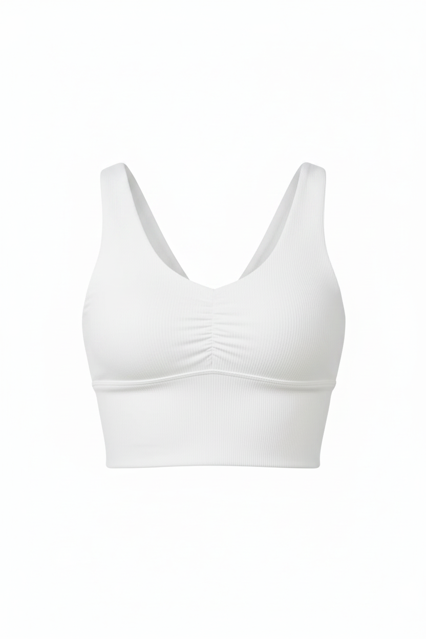 Blusa blanca - mismo diseño fondo gris