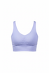 Blusa lila - maniquí invisible fondo blanco