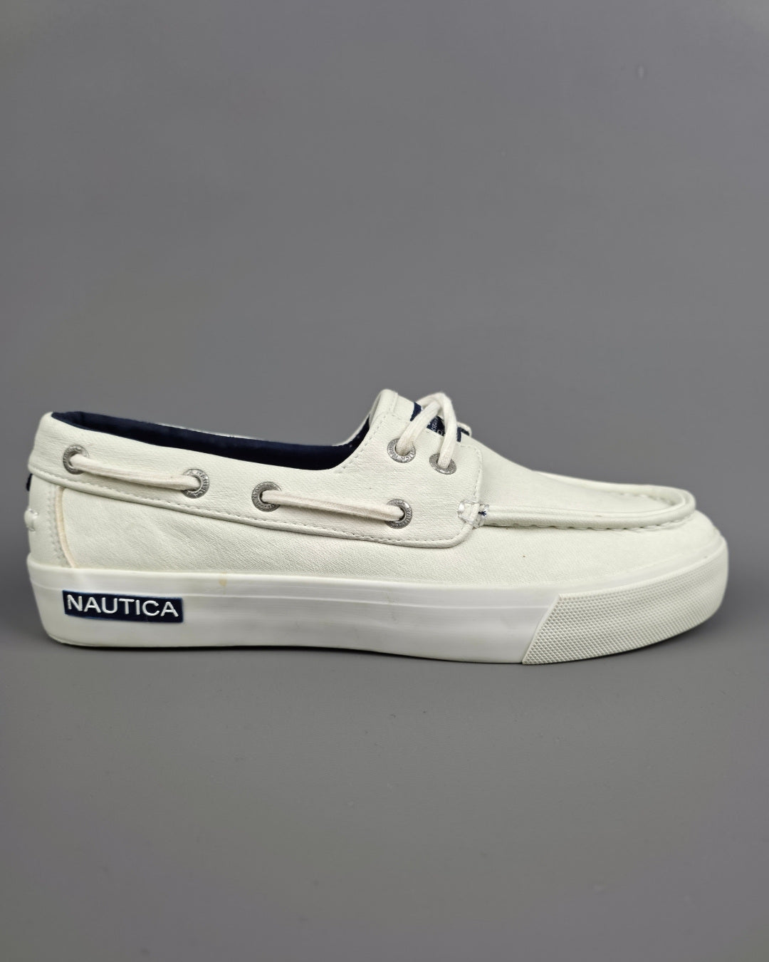 TENNIS NAUTICA BLANCA PARA CABALLERO