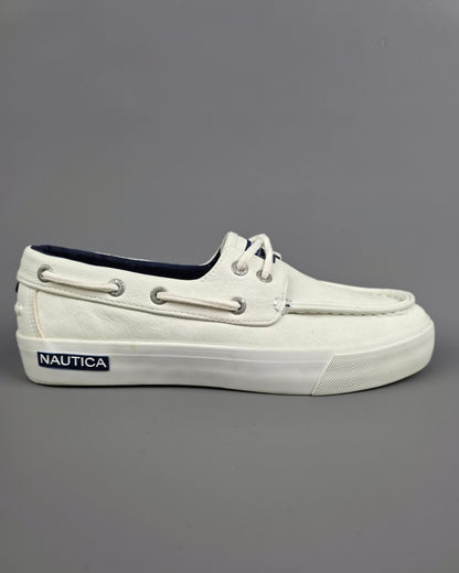 TENNIS NAUTICA BLANCA PARA CABALLERO